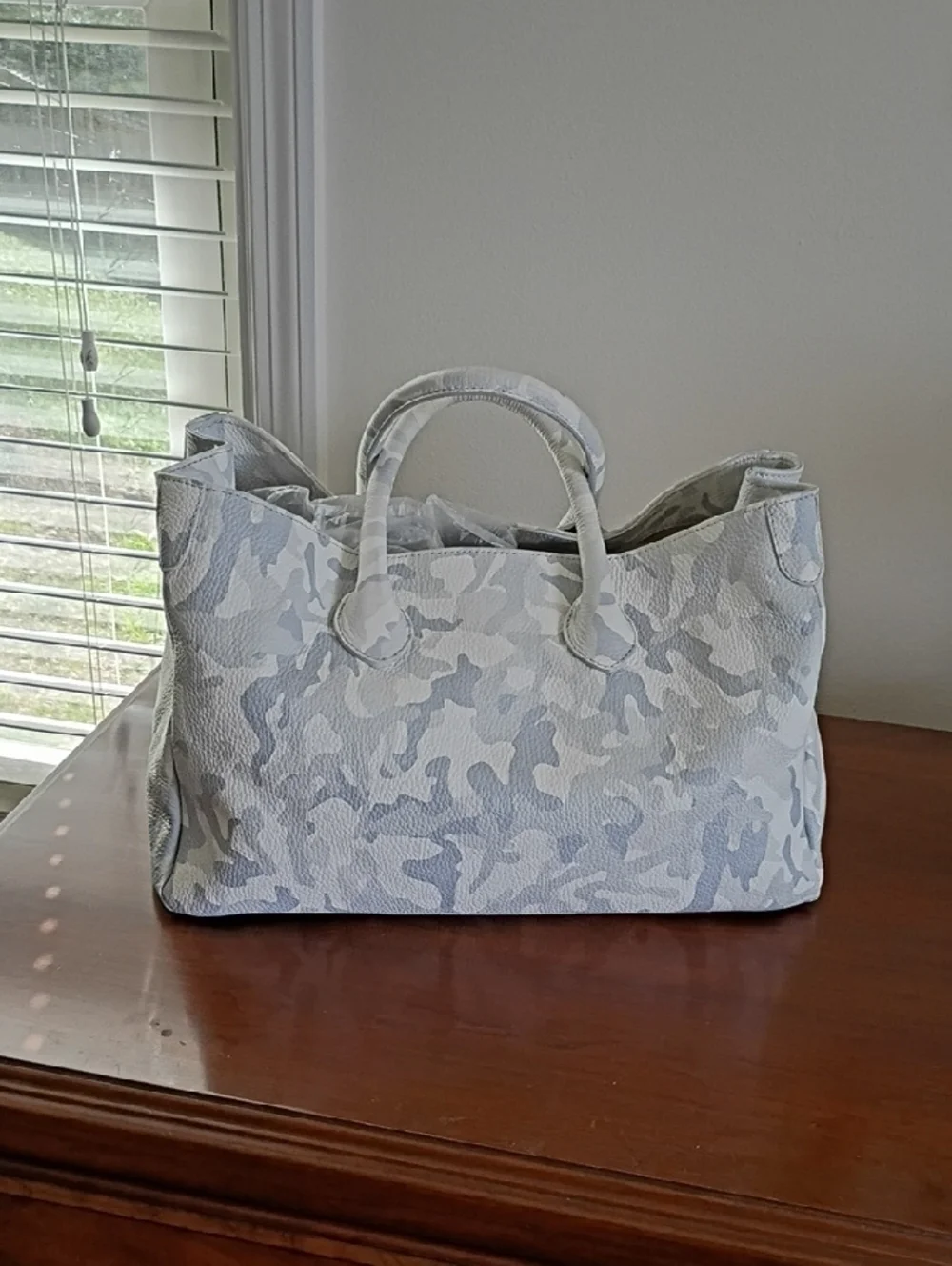 Mark & Graham Camo Elisabetta Slouch Handbag - Picture 3 of 7